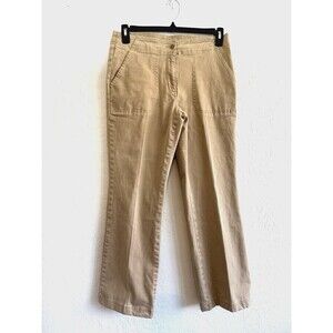 Caslon Woman's Straight Leg Khaki Jeans Size 8‎ Minimal Boho Cowboy Hipster